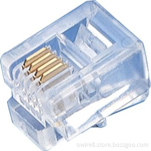 FTP RJ45 Connectors, Cat5e/Cat6 Gold PlatedNew